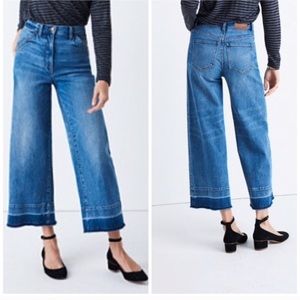 Madewell High Rise Wide-Leg Crop Jeans size 25